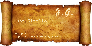 Husz Gizella névjegykártya
